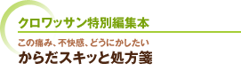 クロワッサン特別編集本　この痛み、不快感、どうにかしたい　からだスキッとと処方箋
